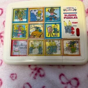 TOMY vintage made in Thailand 90’s Sliding Puzzles Toy - Multicolor